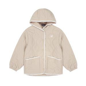 [뉴발란스] 키즈 후드 퀼팅 점퍼 패딩 바람막이 베이지 NK9QDB491U-35