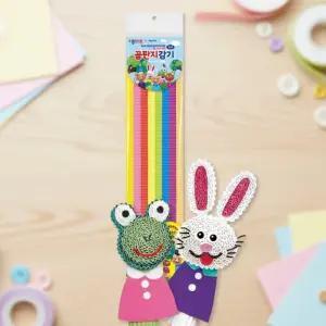 종이나라 칼라 롱롱 골판지 감기 공예 띠골판지 꾸미기 만들기 재료 공작 미술 학습 (2개)