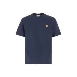 [메종키츠네] 폭스헤드 반팔티 네이비 LM00104KJ0008 P476 72160909