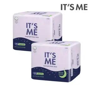 [NS홈쇼핑]잇츠미 유기농 순면커버 입는 오버나이트 생리대 중형 8P x2개..