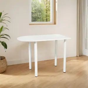 아트박스 가구느낌 하입반원책상 반타원 식탁 거실테이블 1000x600