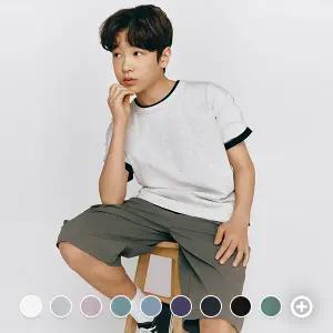 [지오다노주니어] 03025520 솔리드 반팔티