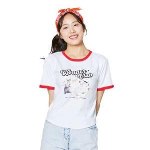 소이 세이브존07 4부크롭고양이링거티셔츠  24M1457