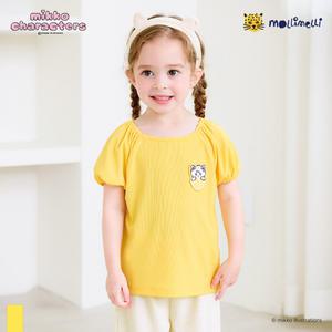 [몰리멜리] [미코캐릭터즈]볼륨소매골지티셔츠