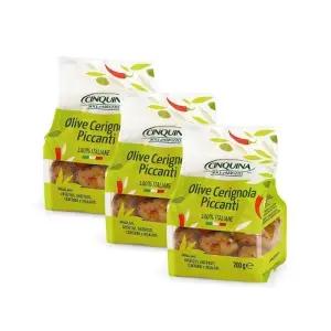 친퀴나 매콤 체리놀라 피칸티 올리브 220g X 3개