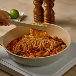 트루쿡 이탈리아산 올리브 실리콘 조리도구 집게, 1개