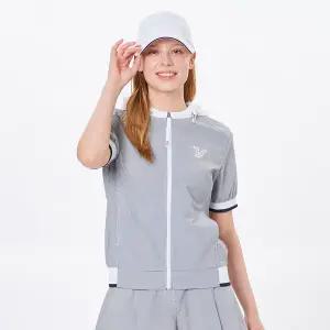 [볼빅] 골프 여성 서커 후드 반팔 점퍼 VLWBO452_US