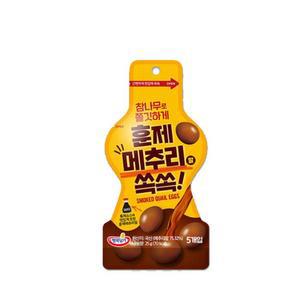 행복담기 훈제메추리알 쏙쏙 25g 훈제맛 20개 / N