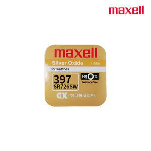 맥셀 시계 배터리 397 SR726SW 1개입