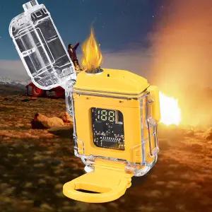 LED ARC플라즈마 전기 라이 터 마그네틱 홀더 랜턴 겸용 듀얼 아크 라이트 후레쉬 충전용 USB c타입 충전