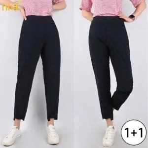 엔케이아울렛 [1+1]NKC여성나일론조거바지 여자 봄가을 밴딩 골프 등산 국내제작