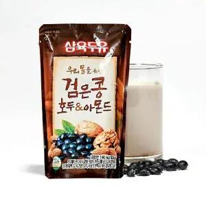 [NS홈쇼핑][삼육두유] 검은콩 호두와아몬드 파우치 190ml*60팩[35279544]
