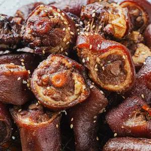 국내산 돼지꼬리 족발 300g 한돈 특수부위 미니족발 캠핑음식