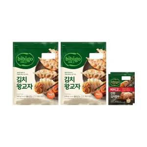 CJ 비비고 김치왕교자 1.05kg, 2개 + 수제진한김치만두 400g, 2입, 1개