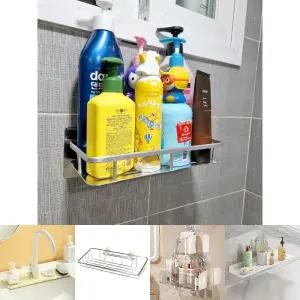 무타공 스텐 욕실 화장실 정리대/선반/틈새/수납장/변기/싱크대/거치대/정리/일자/스텐레스/다용도/세면대