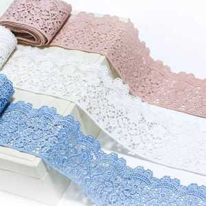 자수 화이트 꽃 플라워 블랙 스커 코튼 원단 천 리본 녹색 터번 레이스 패브릭 절묘한 폭