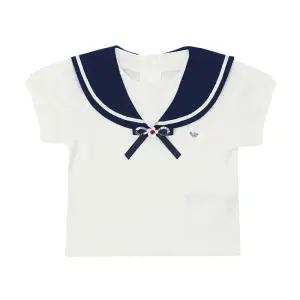 [롯데백화점]프렌치캣 WH 세일러 카라티셔츠 Q52DAT090