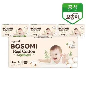 보솜이 리얼코튼 오가니크 밴드 중형 40매 x 4팩