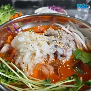 [도리마켓] 별미 한치 물회 세트 (몸통살 200g+육수1팩)