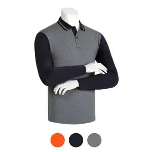 [파파브로] 스판덱스 긴팔 배색 골프 카라티셔츠 (SC-KAAG-SPANDEXC)