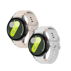 갤럭시워치8 7 6 5 4 전용 투톤 스티치 벨트버클 실리