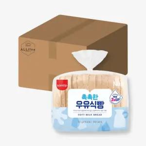 삼립 대용량 간식 촉촉한 우유 식빵 330g 10개 1box