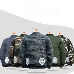 쿨링 선풍기 작업복 냉풍조끼 바람막이 세이프티 워크웨어 잠바 재킷