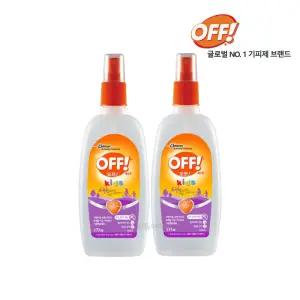 오프 모기기피제 177ml X 2개 유아 외출 벌레 퇴치 스프레이
