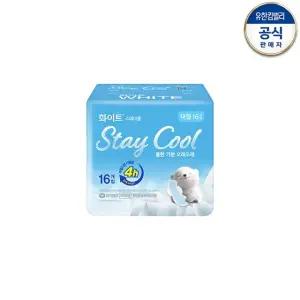 화이트 스테이쿨 대형 16매 x 3팩