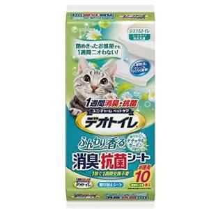 일본 유니참 데오토일렛 소취 향균패드 비누향 10매입