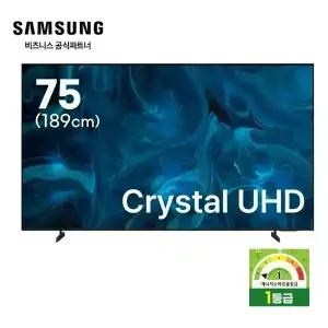 [빠른배송] 삼성 Crystal UHD 스마트TV 75인치(스탠드형) KU75UF8030FXKR 189cm 1등급효율