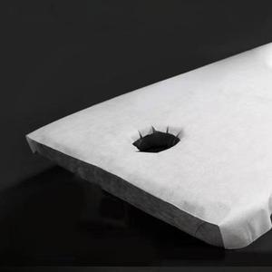 마사지 침대 수건 커버 1개 시트 그레이 베드 일회용 사계절 토퍼 미용베드패드 패드