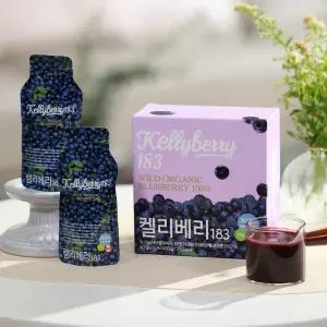 [6박스]켈리베리183 유기농 야생블루베리 퓨레 50gx10포x6박스