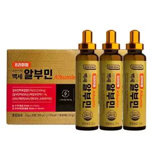 프리미엄 오한진의 백세 알부민 30병 1박스 마시는 아르기닌 알부민