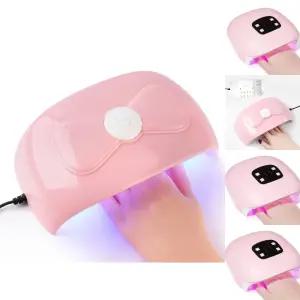 핑크리본젤램프 54w 자동센서 레진 LED UV 램프/네일/아트/젤/재료/연장/셀프/경화기/도구/기구 적외선