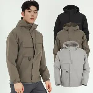 아센티 남성 런웨이 등산 자켓 작업복 바람막이 아웃도어 잠바 후드 406