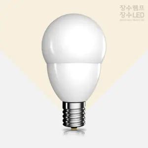 장수램프 LED 미니 크립톤 5W 주광색 E17 소형다마/가정용전구/주백색/전구/램프/12W/거실/국산/LED전구