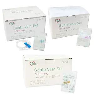 행복한 나비침 23G 24G 25G 100개 스칼프니들 나비침 니들 주사침 주사바늘