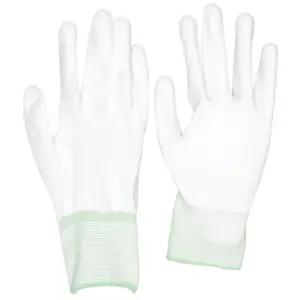 SJ-PU-PALM코팅장갑 S 백색 (묶음(10EA))/속장갑/작업/안전/보호/공업/현장/청소/이너장갑/공장/산업/기능