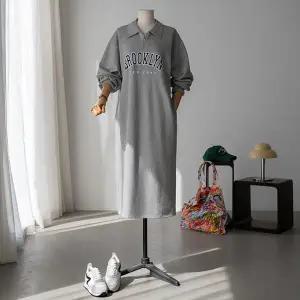 (안나앤플러스) 브루 반집업 원피스[드레스CUP87] 빅사이즈