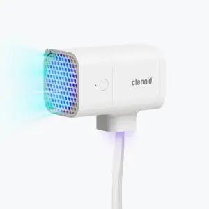 [10만대 판매 인증! 99.9% 살균력] 클린디 윈디 CL-403 무선 칫솔살균기 화이트 1인용 욕실 자외선 건조기 UV-C LED 휴대용 소독기