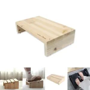 우드밀리 원목 발받침대 WDF504/화분/받침대/발/거치대/발판/받침/원목/씽크대/나무/책상/디딤대/프린터