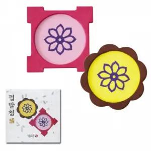 한지 공예 컵받침 만들기 2개입 DIY 키트 티코스터 커피잔 받침 전통 문양