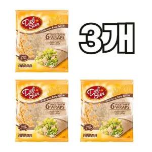 델리썬 통밀 또띠아 랩 360g x 3개 어린이간식