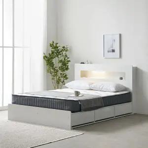 F41665 LED 벙커침대Q+포켓매트리스20cm