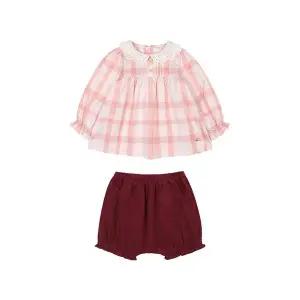 [닥스베이비]닥스베이비 시즌체크 블라우스 상하복 ETF21VP53M_SM