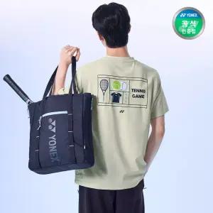 요넥스 테니스 캐주얼 반팔 티셔츠 255TS030U 남녀공용 라이트베이지