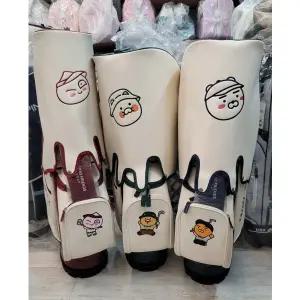 (매장정리) 카카오프렌즈 골프 스텐드 캐디백 (레드어피치,그린춘식,블루라이언)