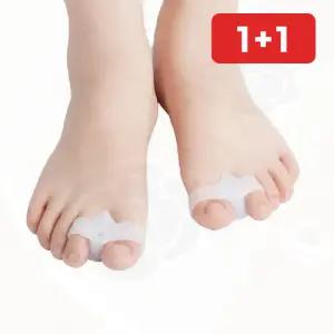 엄지발가락 교정기 무지외반증 실리콘 발가락 보호대 링  1+1
