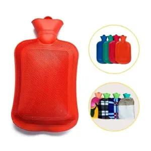 찜질용 뜨거운 물주머니 2L - 커버포함 (랜덤 색상)